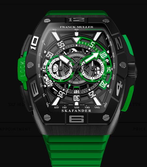 Buy Franck Muller Skafander Chronograph Replica Watch for sale Cheap Price SKF 46 DV CC DT TTNRBR TTNR (VE)